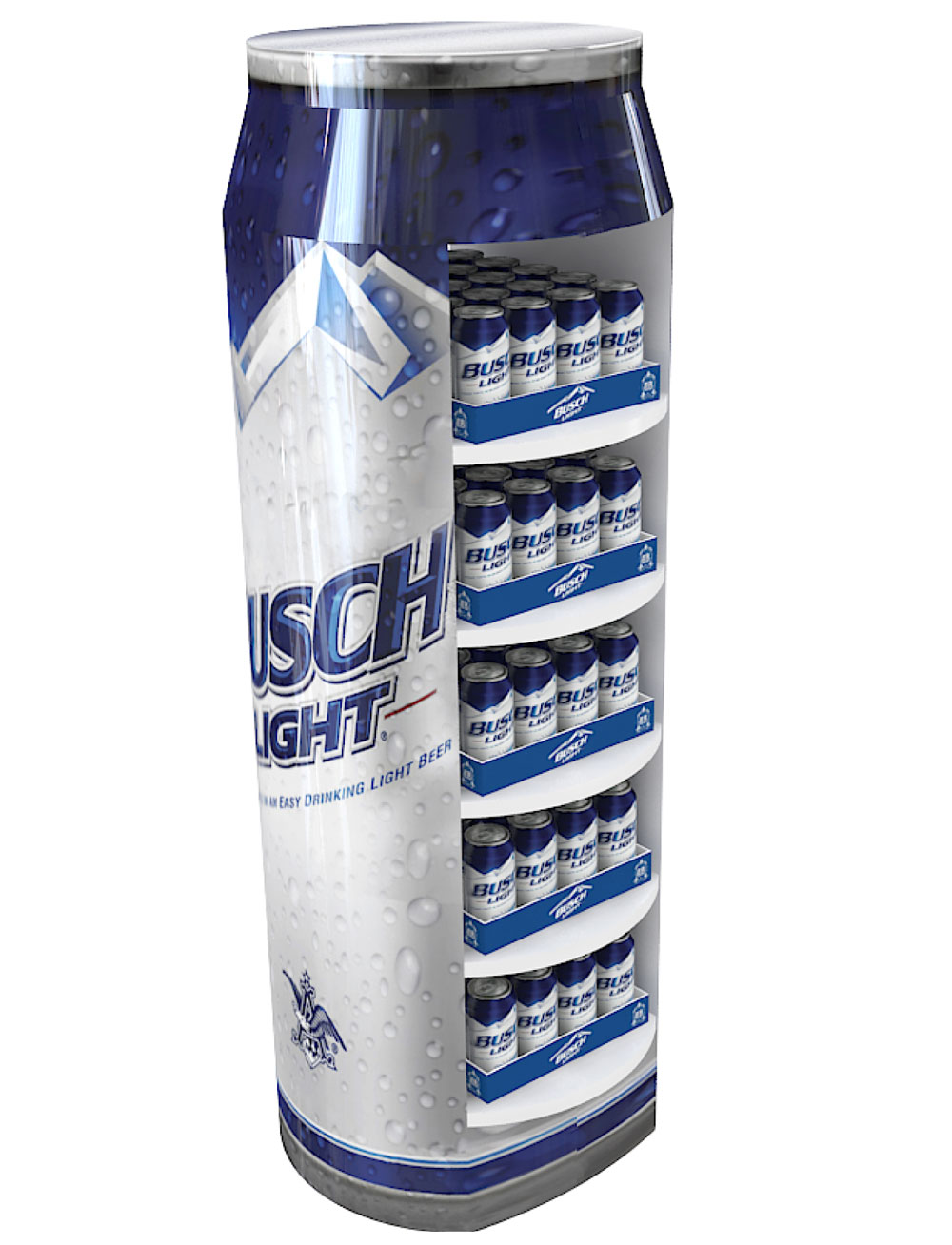 Custom floor display busch
