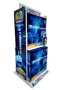 floor displays directv