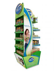 floor displays arcor