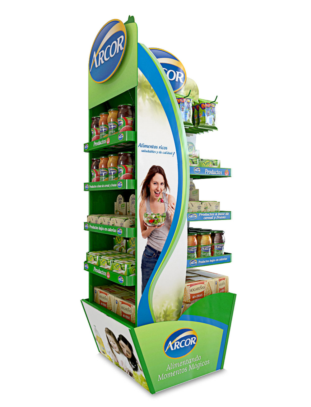 floor displays arcor