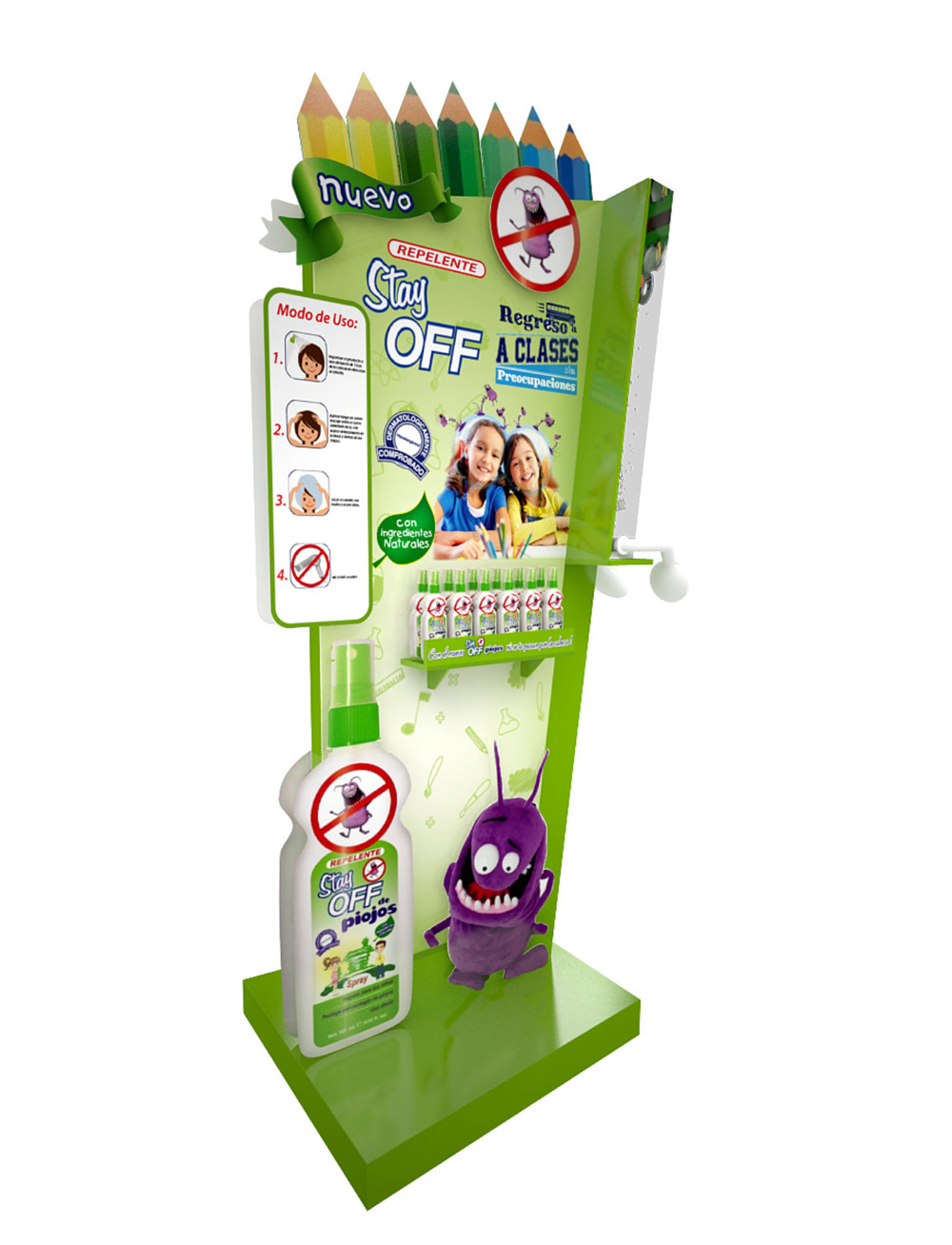stand display belleza express