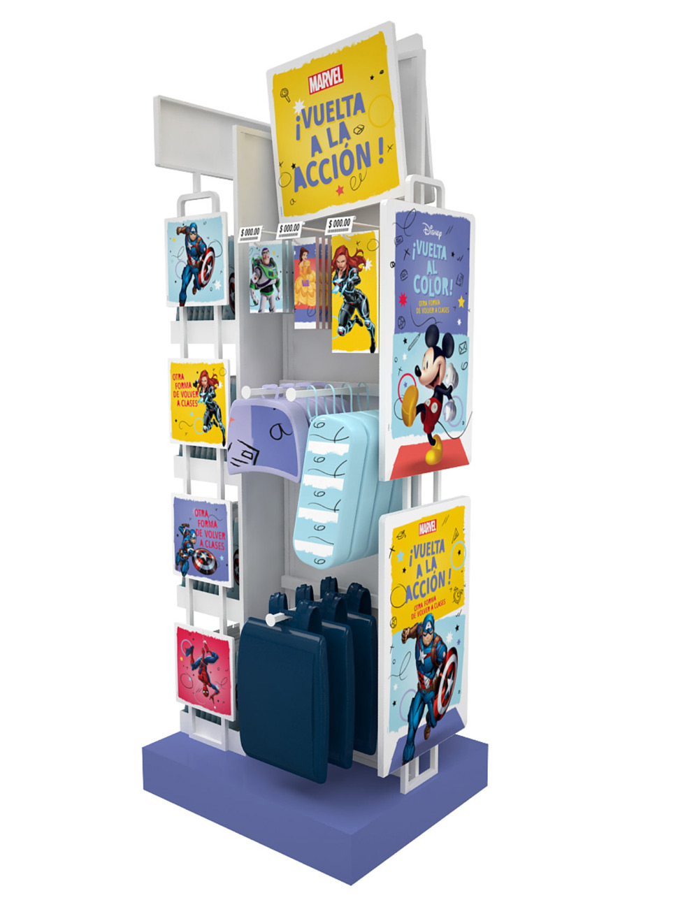 Floor display stands Disney