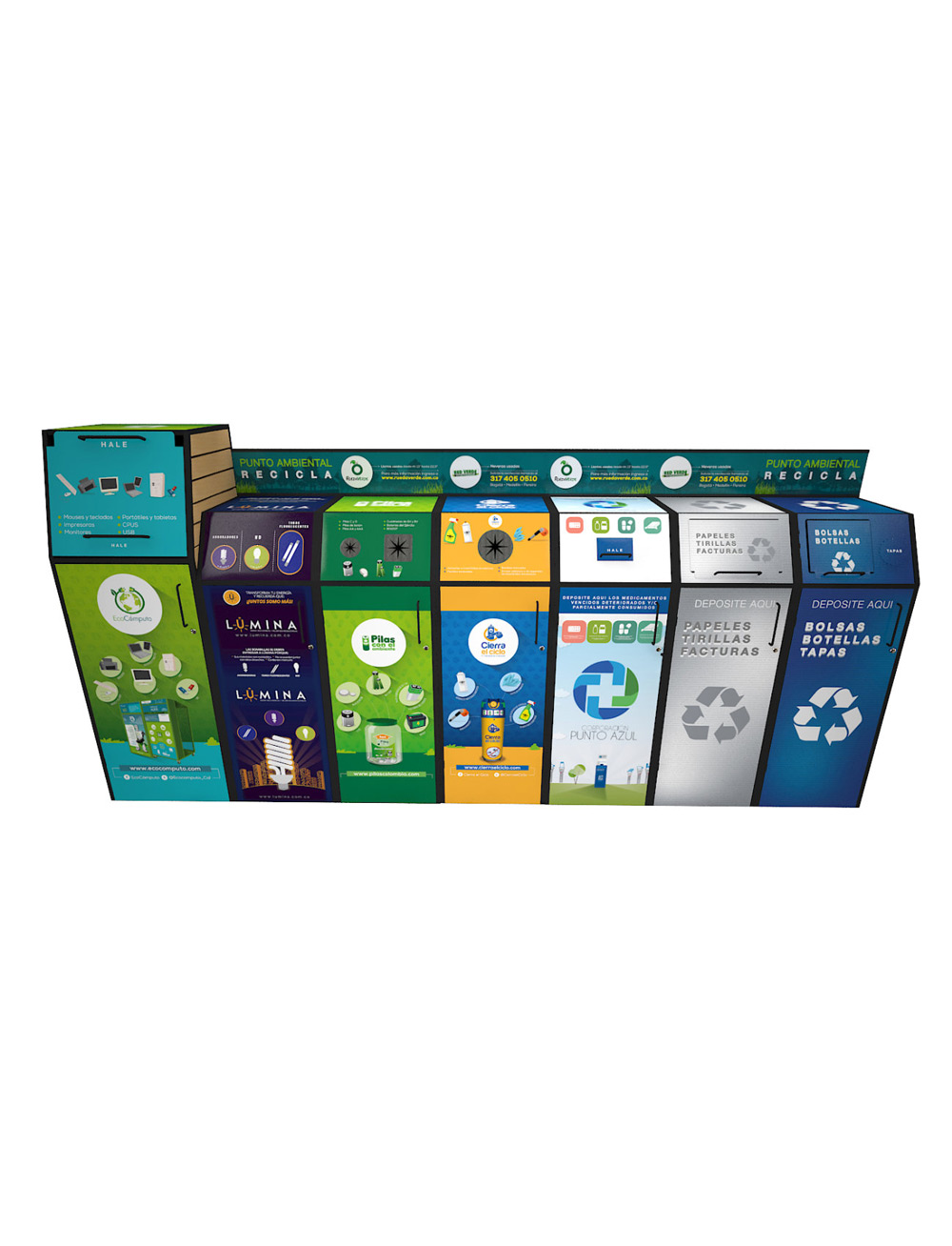 COLLECTOR CONTAINERS ECOCOMPUTO 3