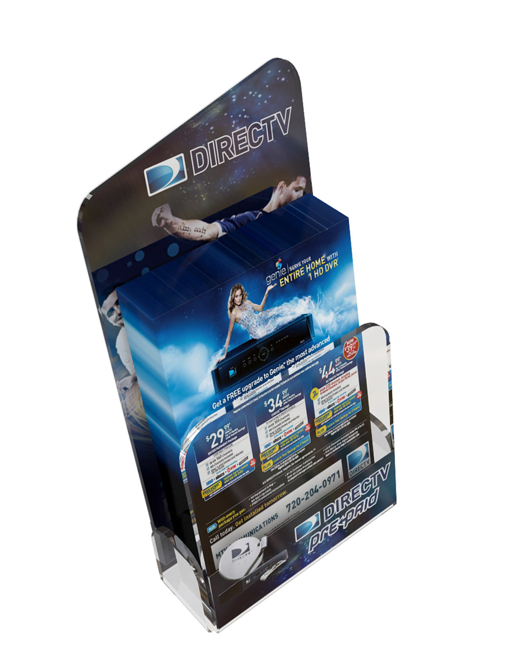 counter displays directv