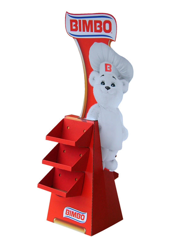 cardboard bimbo stand