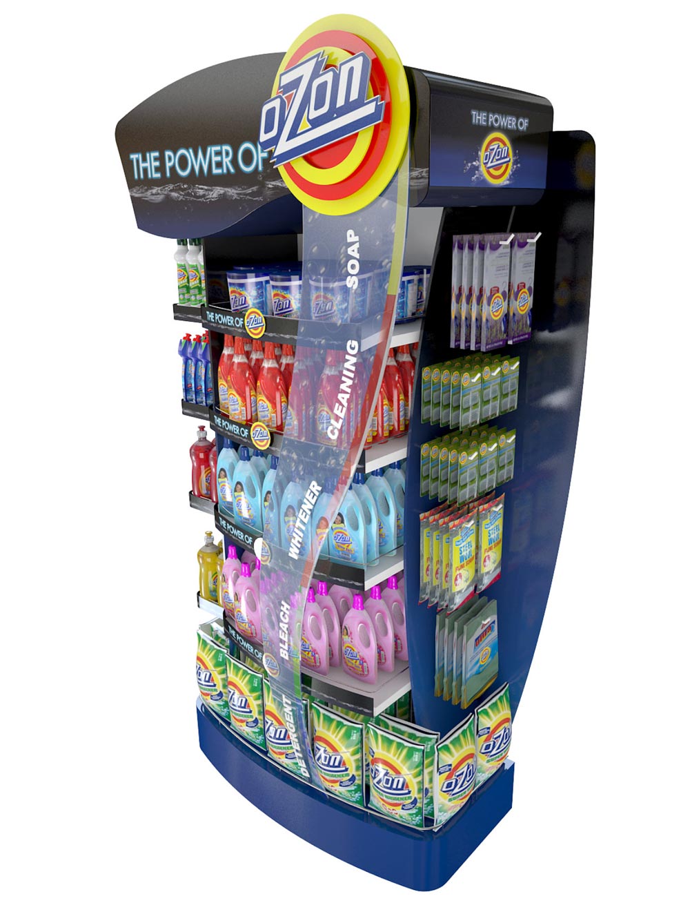 Custom Sided Display Rack