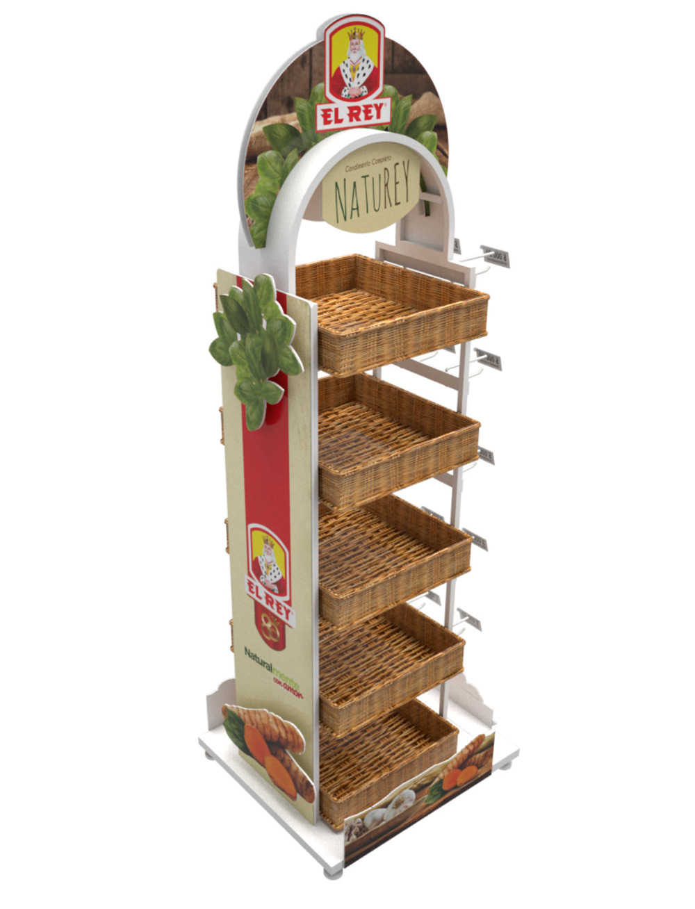 el rey custom floor display