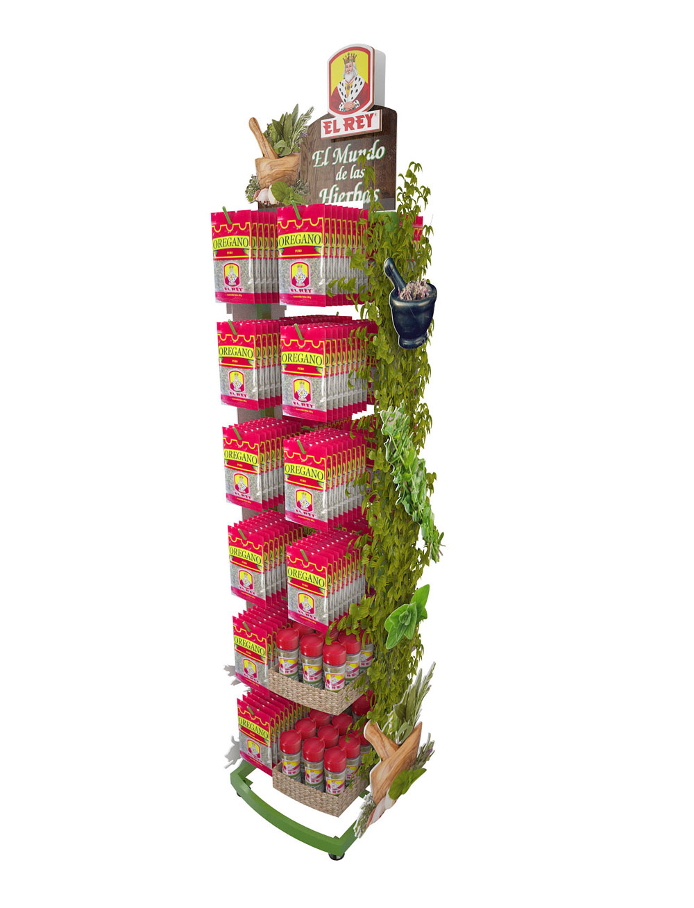 Double Sided Display Rack