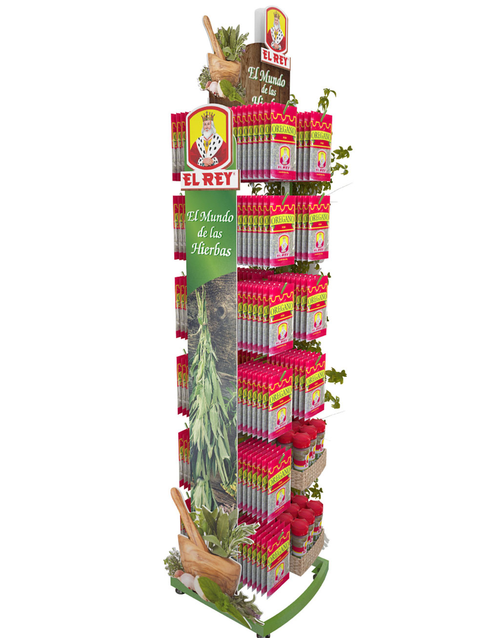 Custom Sided Display Rack