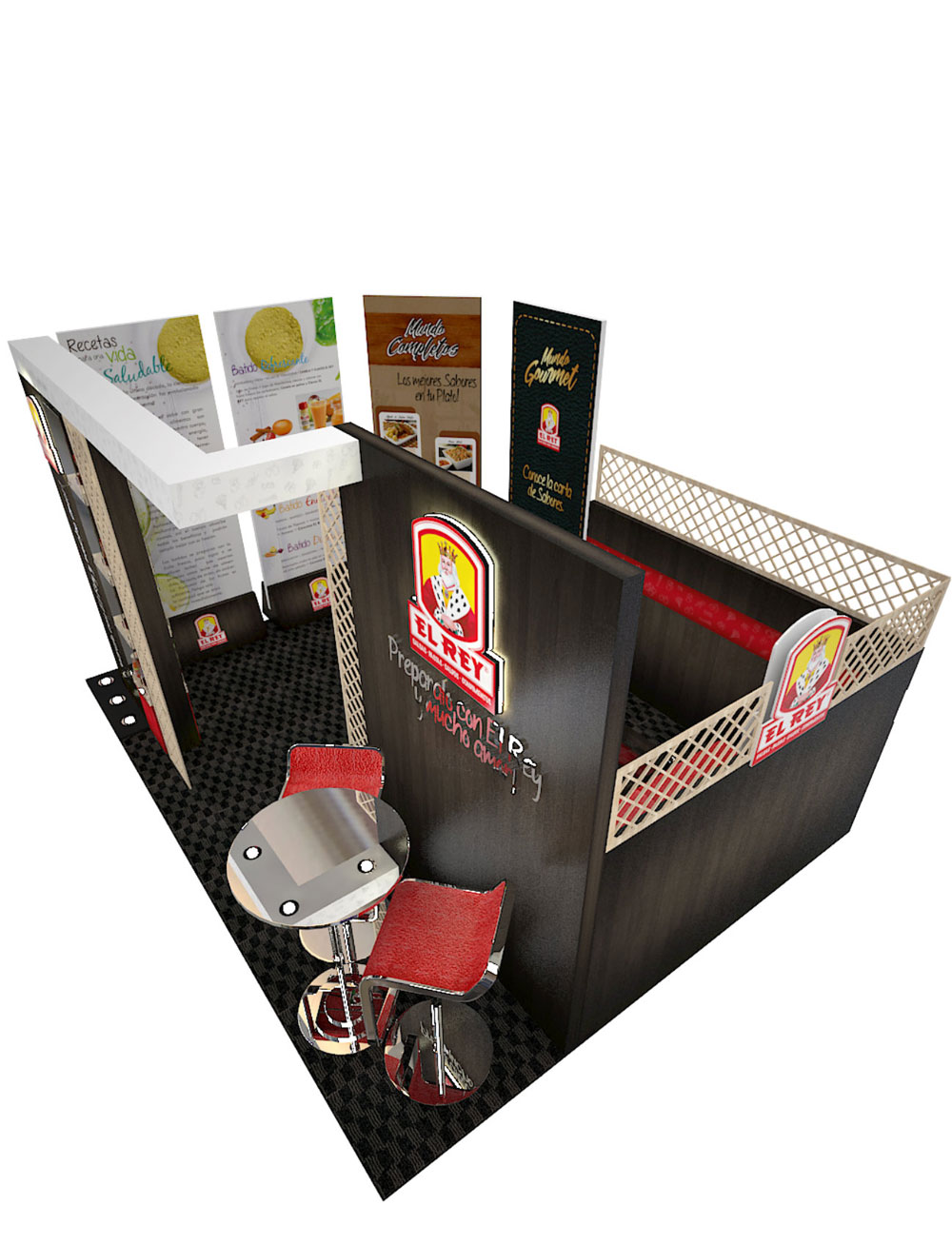 custom display stand brand el rey