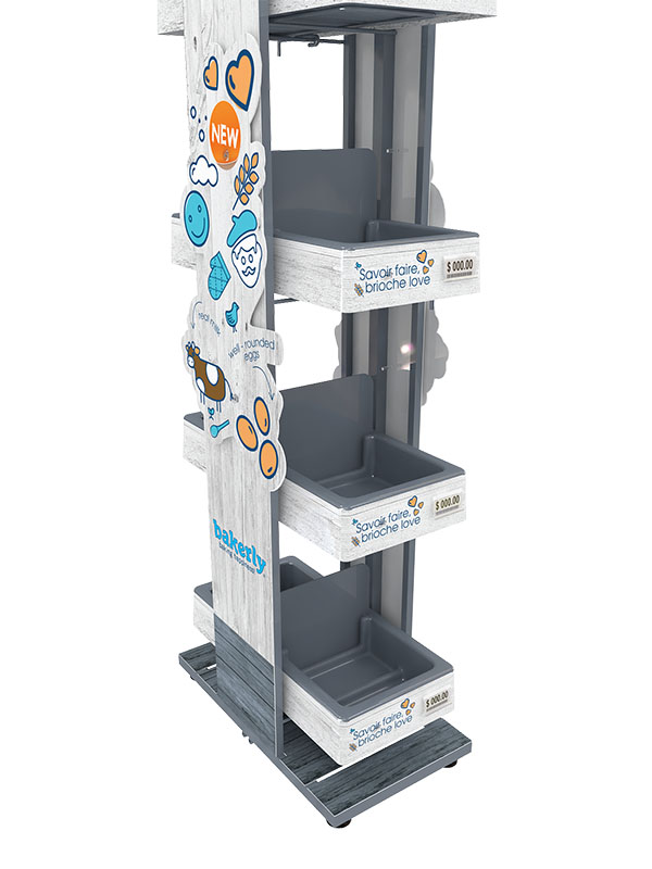 Custom floor displays