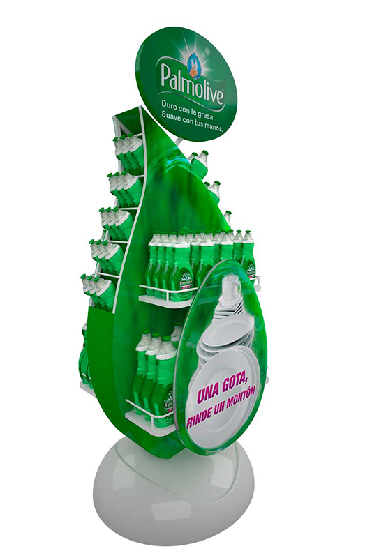 floor displays palmolive