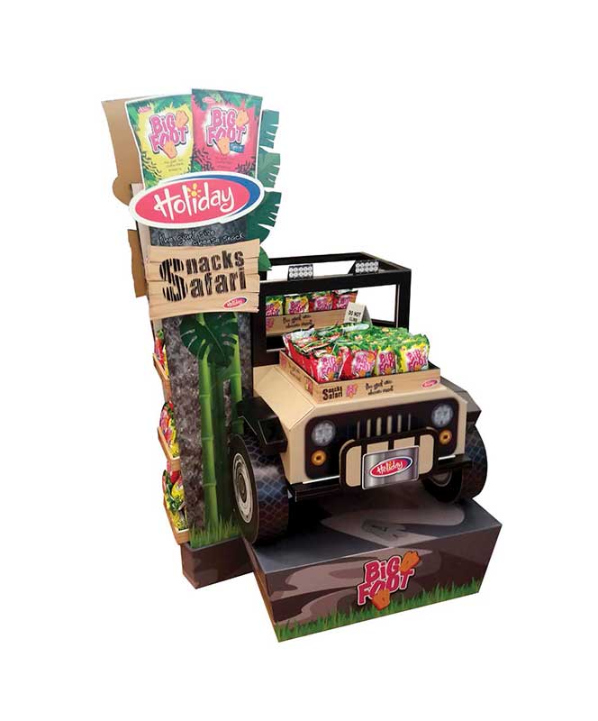 cardboard display stands jeep