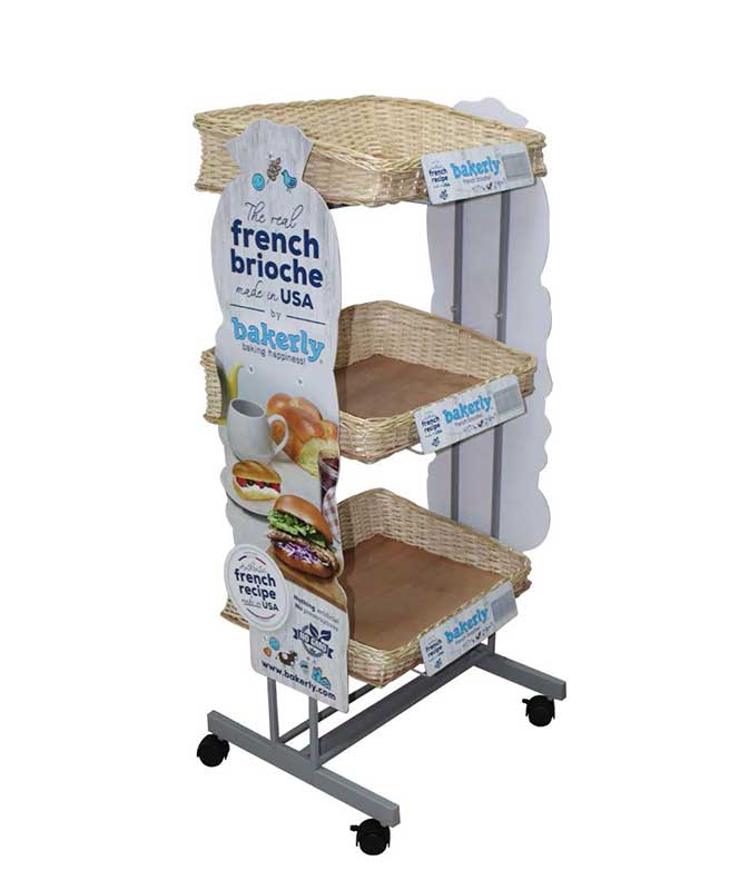 custom floor displays bakerly