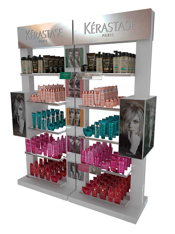 Custom floor display retail