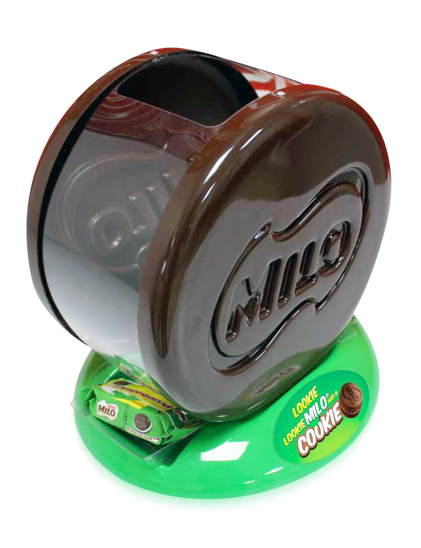 custom counter displays boxes milo