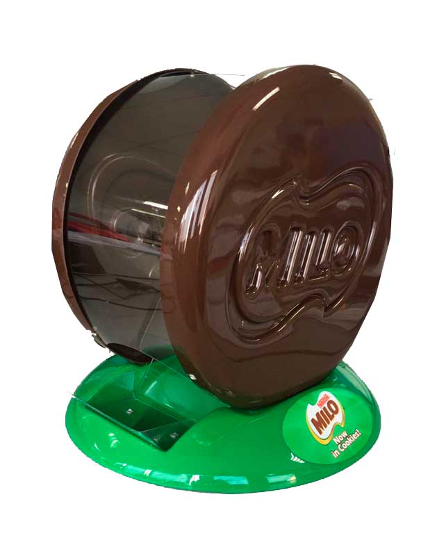 counter displays milo
