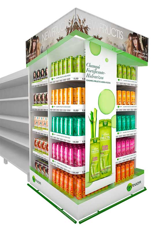 end cap displays frutis