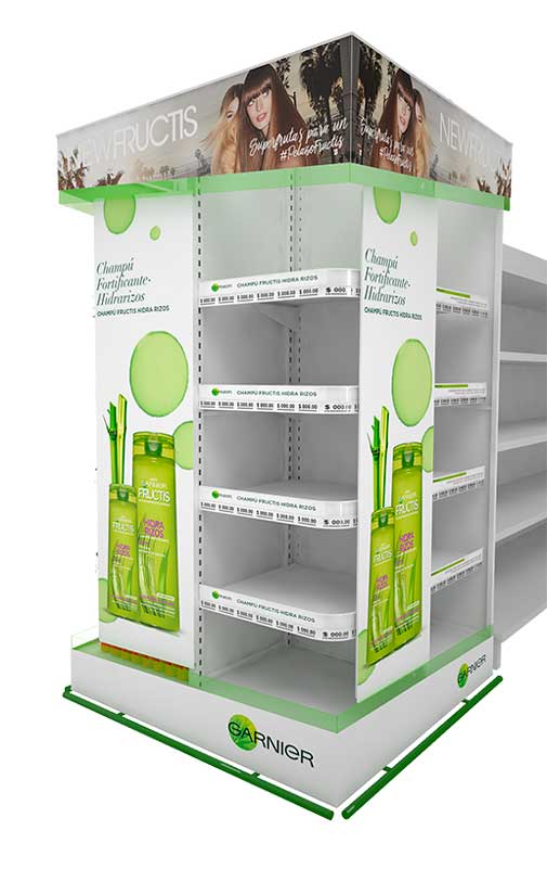 end cap displays garnier