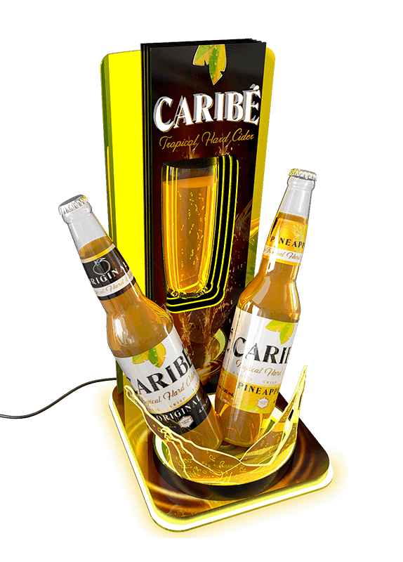 counter display rack glorifier caribe
