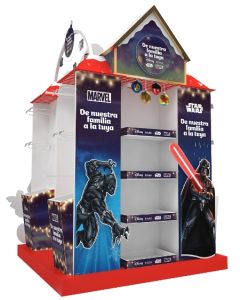 Pallet display Marvel Navidad