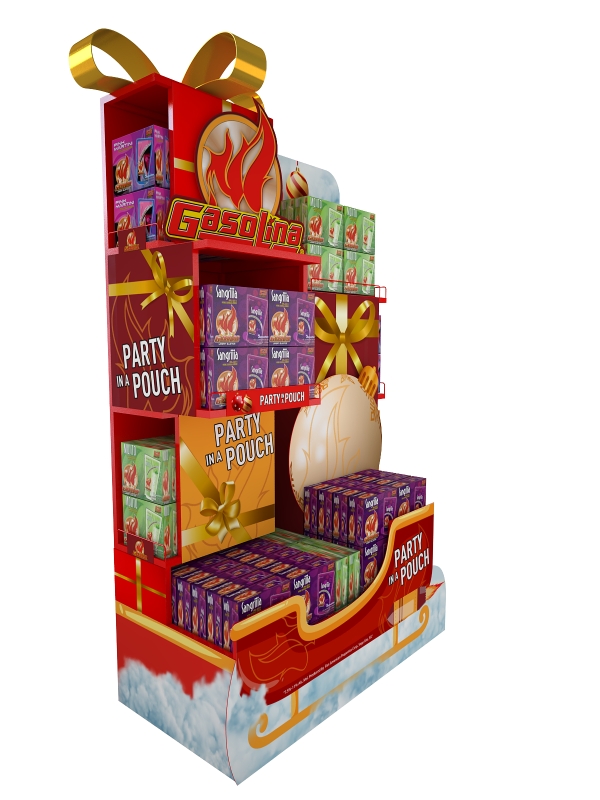 price End Cap Gasolina Party in a Pouch
