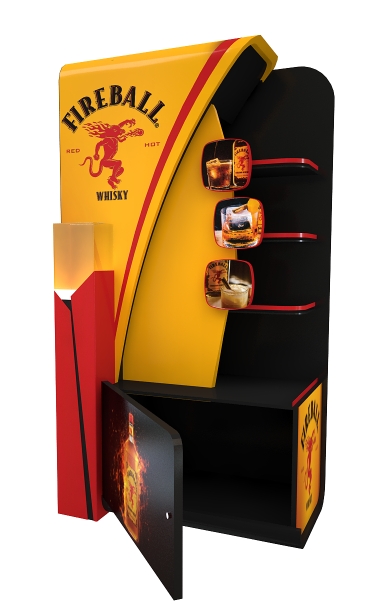 custom end cap displays Cap Fireball