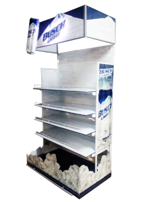 custom end cap displays Busch