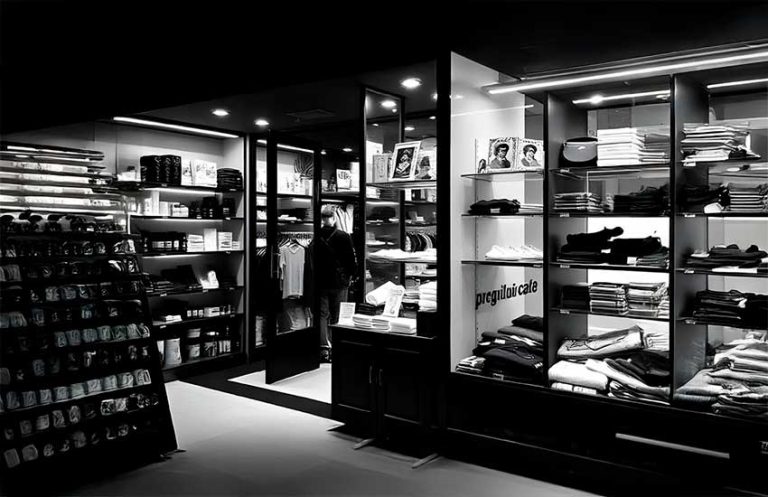 What are the 6 basic designs for store layout?