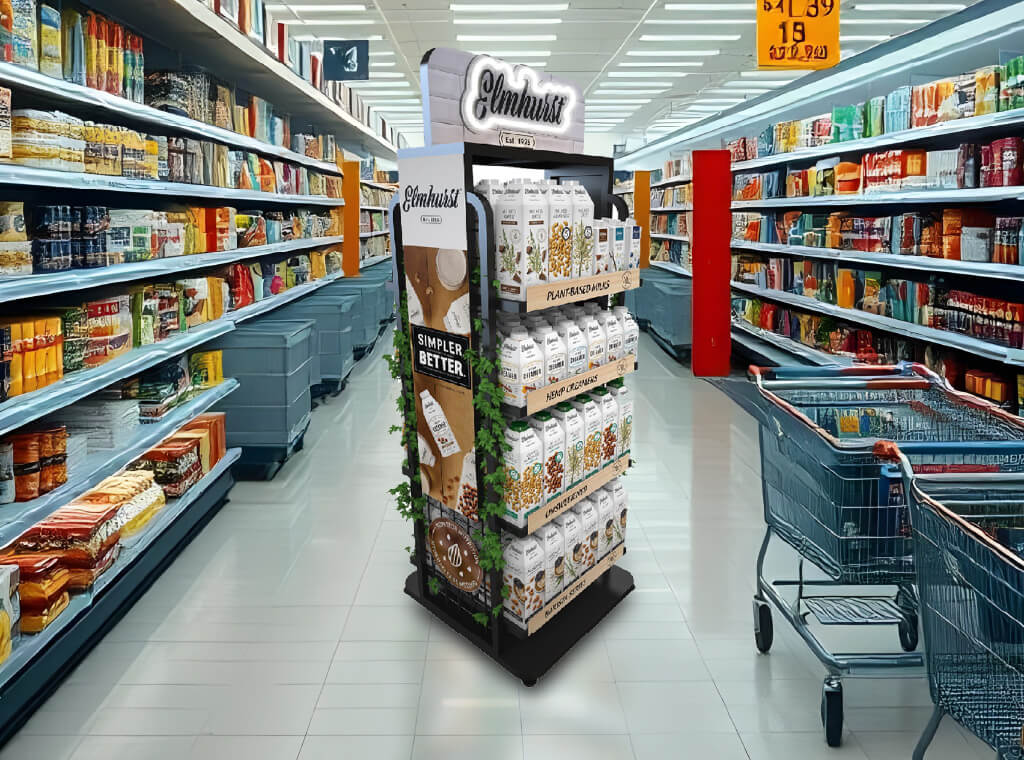 End cap displays