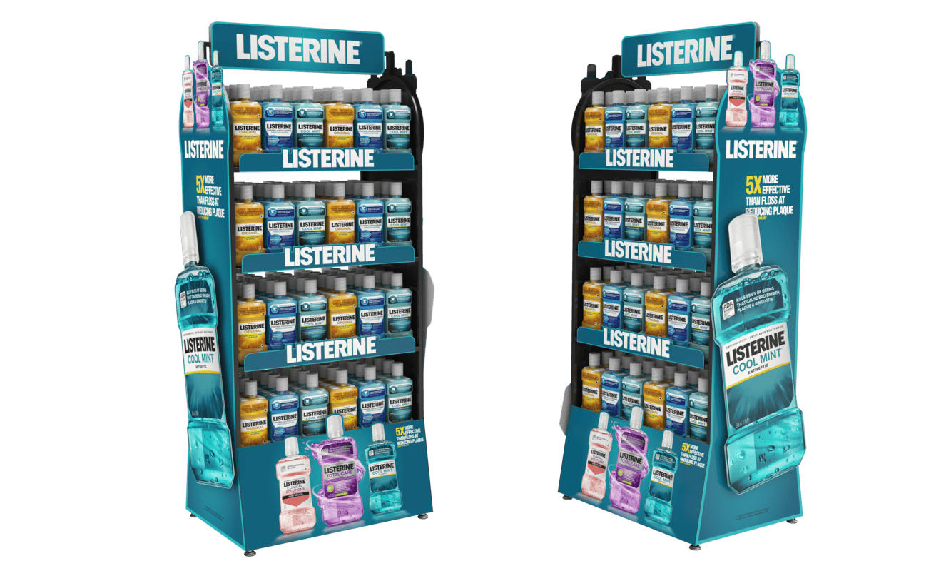 Listerine Floor Display