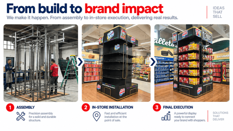 Retail Display Manufacturing: From the Brief to In-Store Execution  